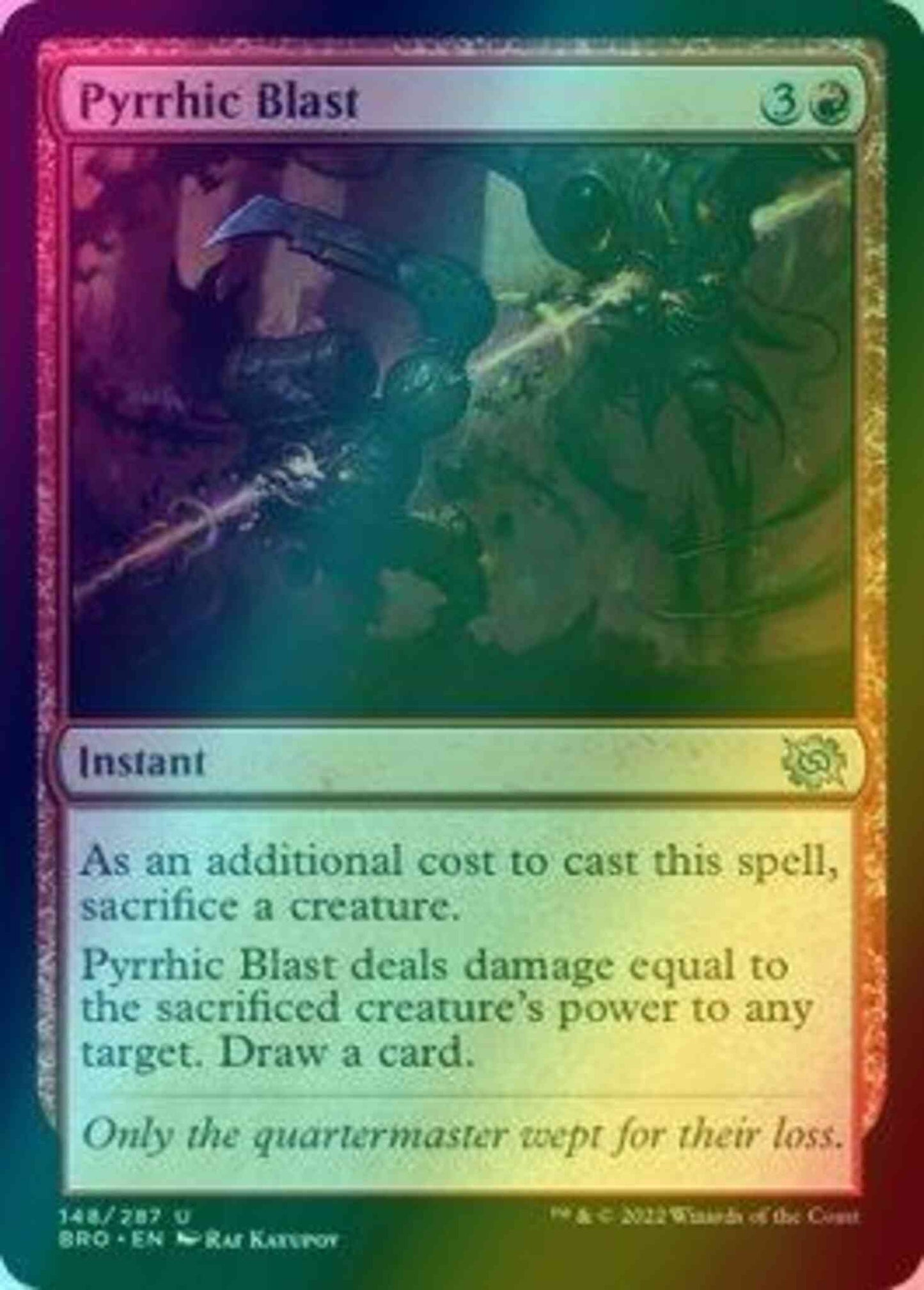 Pyrrhic Blast [148] [The Brothers' War] [Foil]
