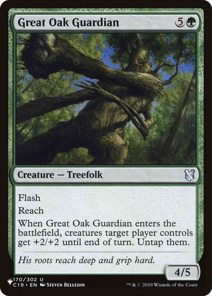 Great Oak Guardian [C19-170] [The List] [Non-Foil]