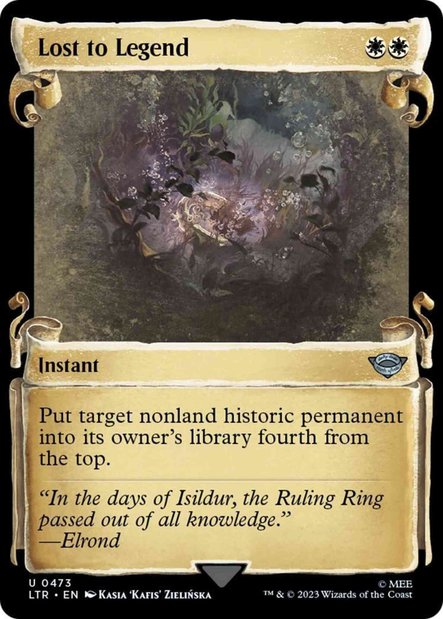 Lost to Legend [473] [Scrolls Showcase] [The Lord of the Rings: Tales of Middle-earth] [Non-Foil]