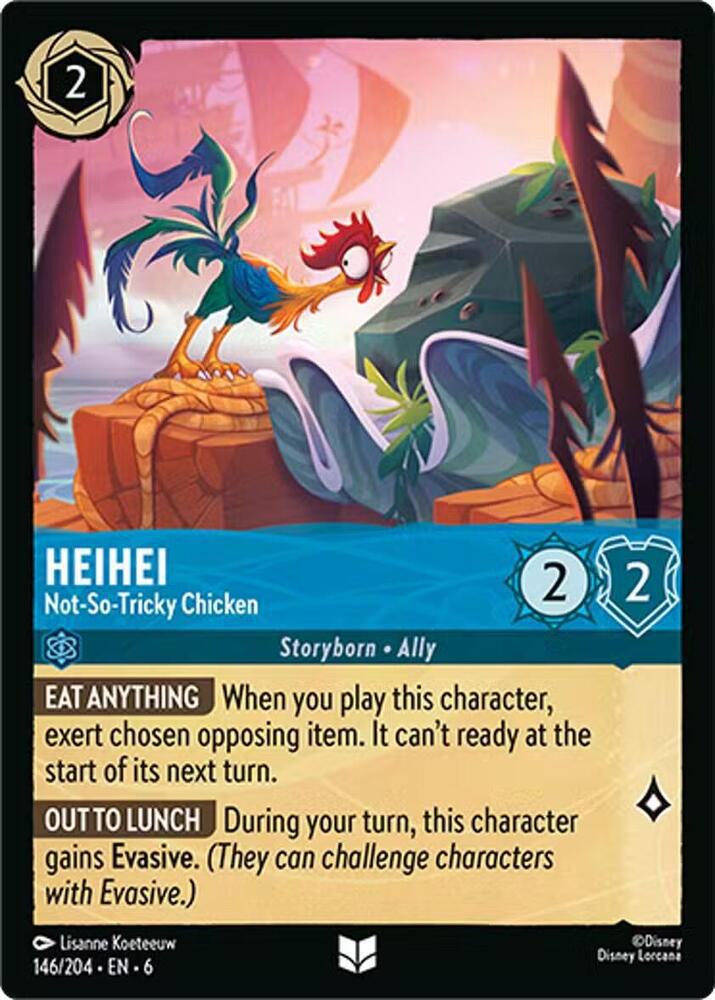 HeiHei - Not-So-Tricky Chicken - 146/204 [Azurite Sea] [Non-Foil]