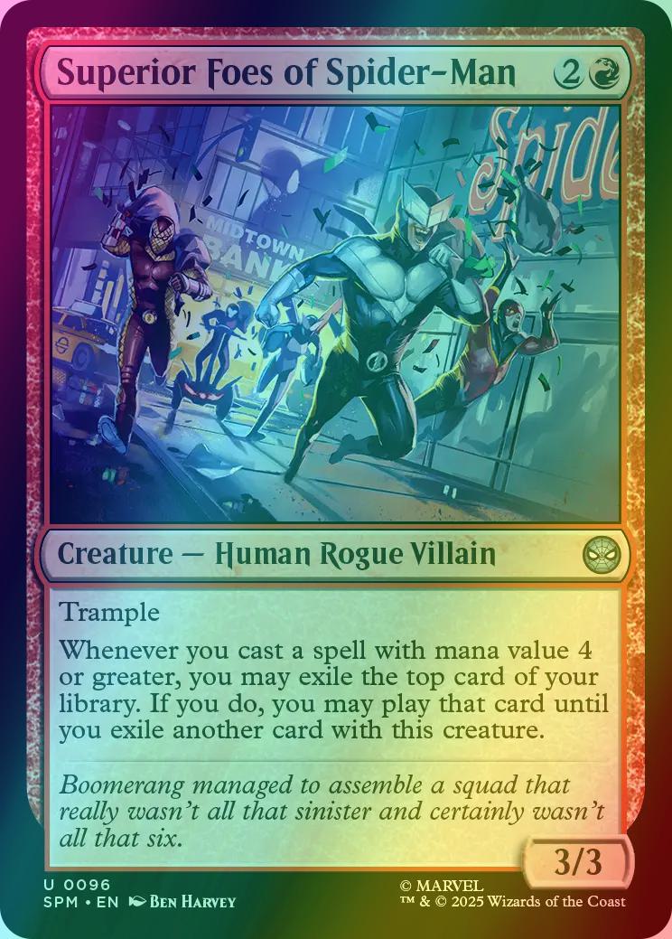 Superior Foes of Spider-Man [96] [Marvel's Spider-Man] [Foil]
