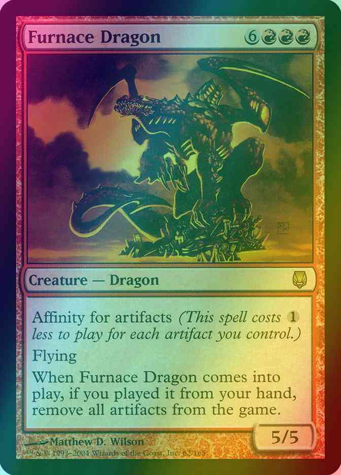 Furnace Dragon [62] [Darksteel] [Foil]