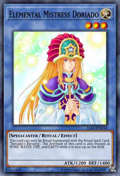 Elemental Mistress Doriado - TLM-EN034 - Rare - Unlimited