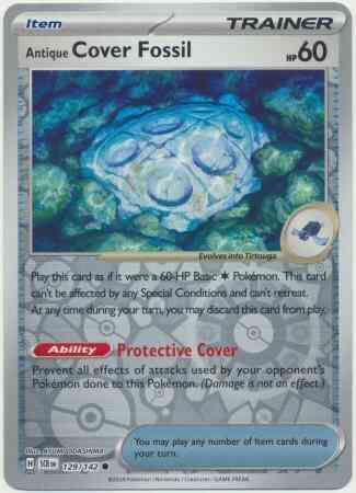 Antique Cover Fossil - 129/142 - Common [sv07-129] [Reverse Holo]