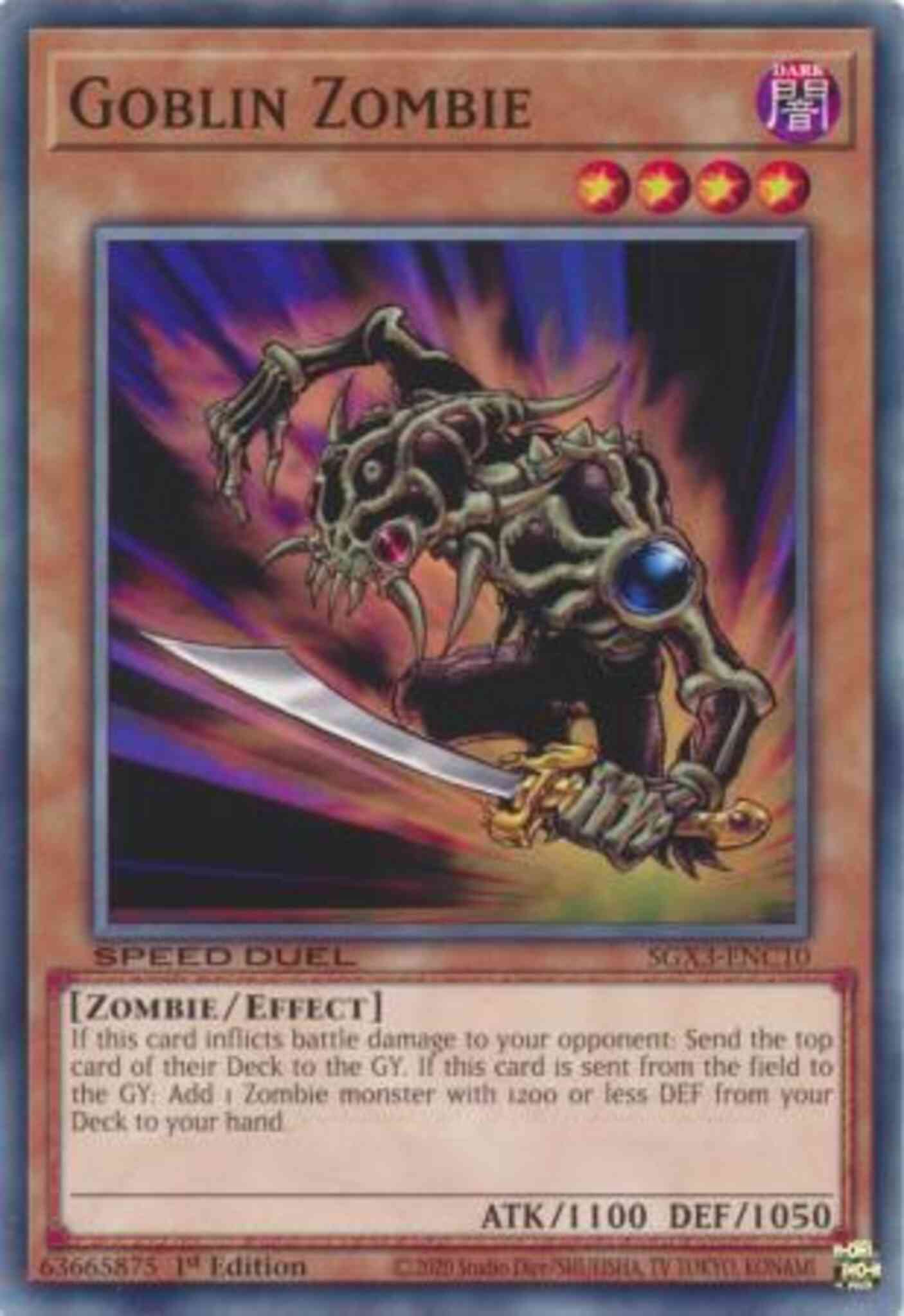 Goblin Zombie - SGX3-ENC10 - Common - 1st Edition