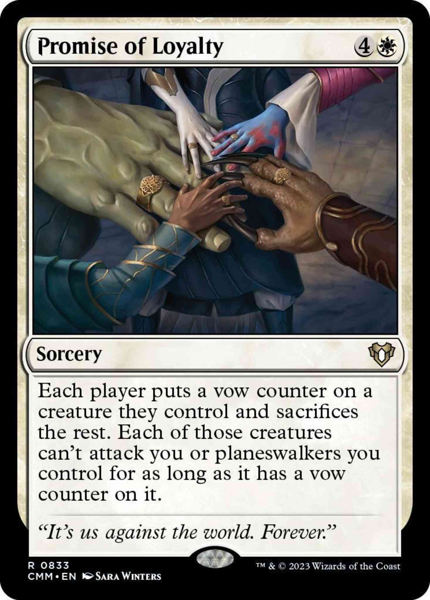 Promise of Loyalty [833] [Commander Masters] [Non-Foil]