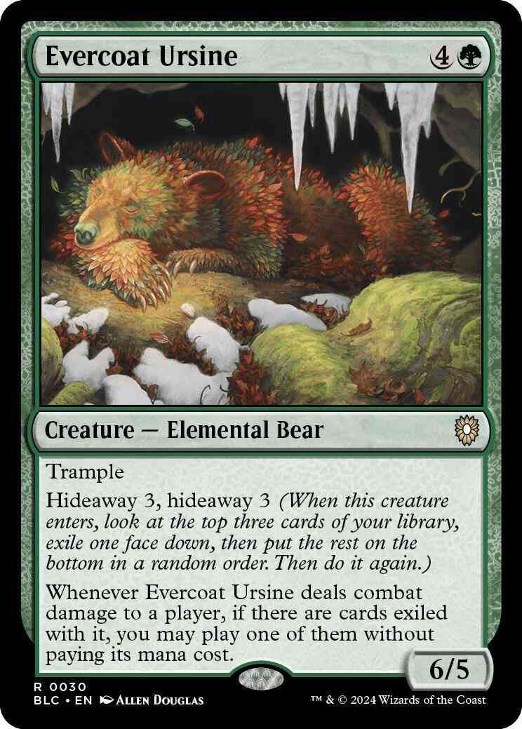 Evercoat Ursine [30] [Bloomburrow: Commander] [Non-Foil]