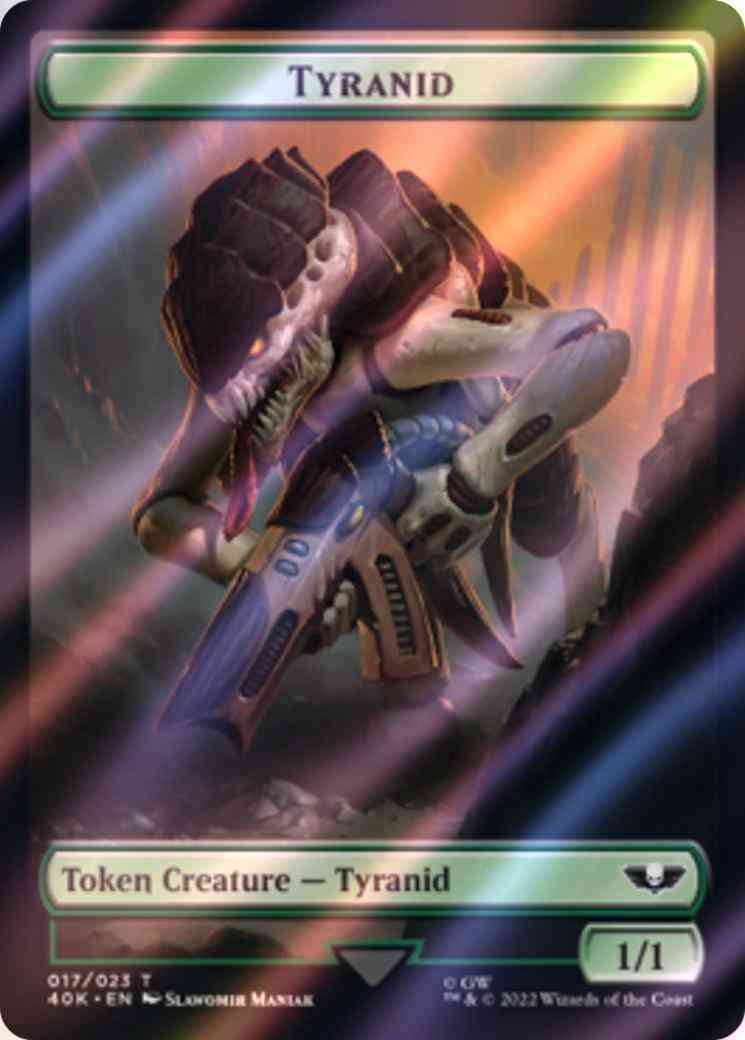 Tyranid Token (17) // Tyranid Token (18) [Universes Beyond: Warhammer 40,000: Tokens] [Surge Foil]