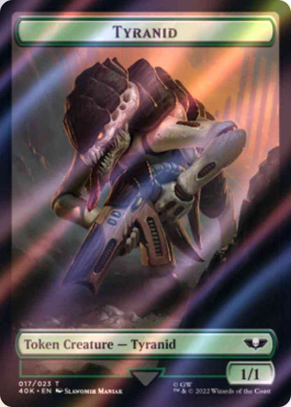 Tyranid Token (17) // Tyranid Token (18) [Universes Beyond: Warhammer 40,000: Tokens] [Surge Foil]