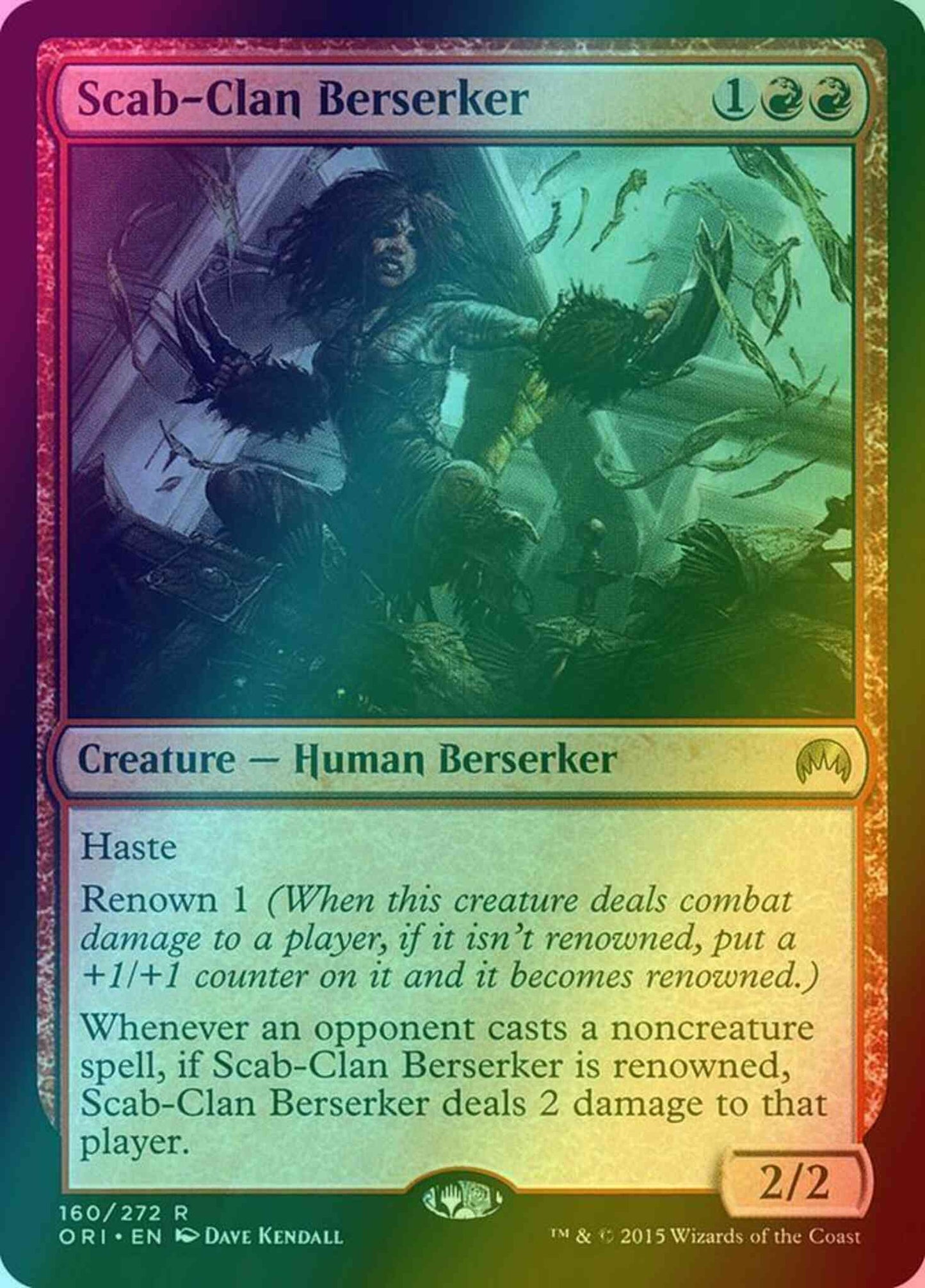 Scab-Clan Berserker [160] [Magic Origins] [Foil]