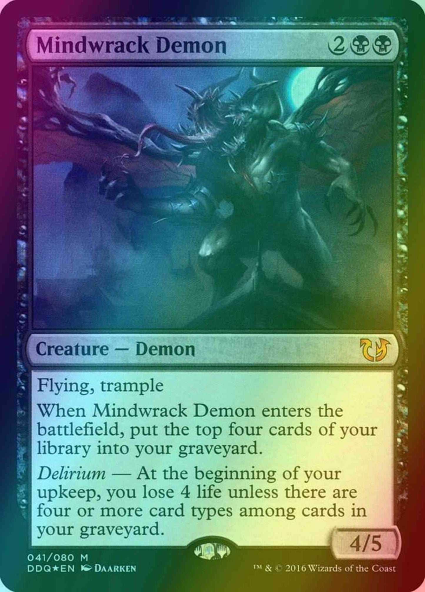 Mindwrack Demon [41] [Duel Decks Blessed vs Cursed] [Foil]