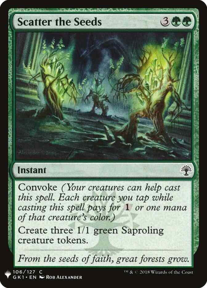 Scatter the Seeds [GK1-106] [The List] [Non-Foil]