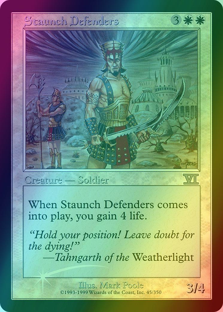 Staunch Defenders [12] [Friday Night Magic 2000] [Foil]