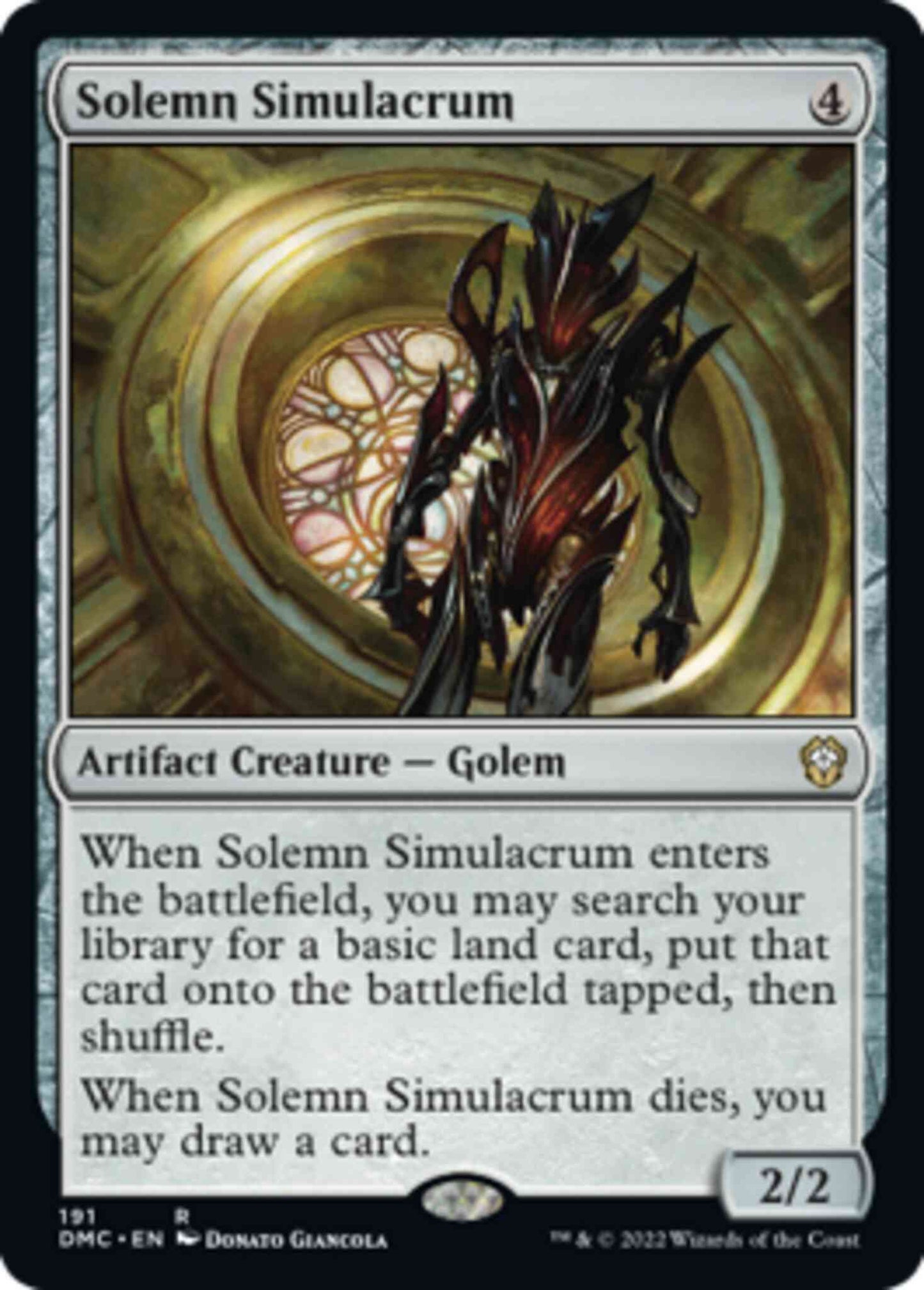 Solemn Simulacrum [191] [Dominaria United: Commander] [Non-Foil]