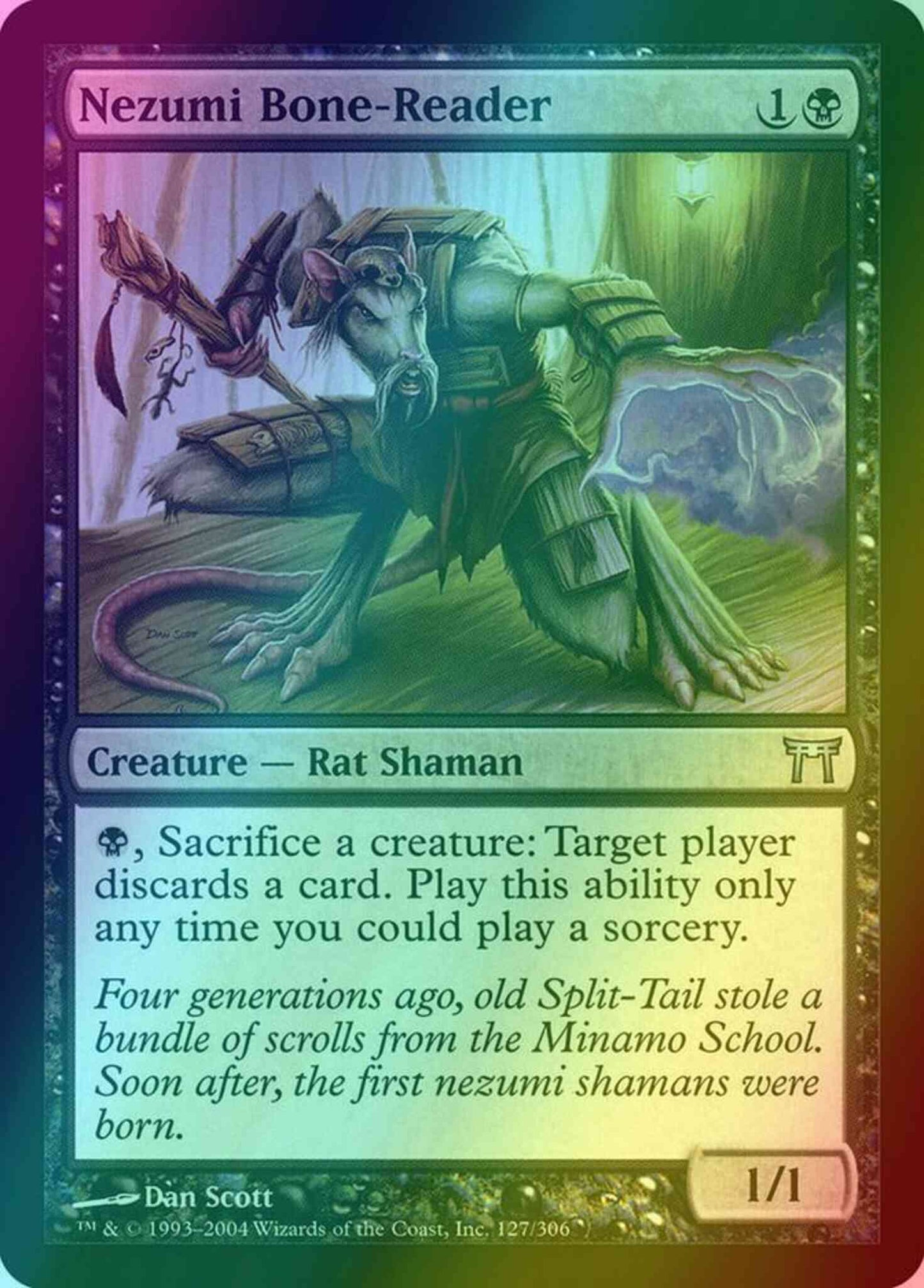 Nezumi Bone-Reader [127] [Champions of Kamigawa] [Foil]