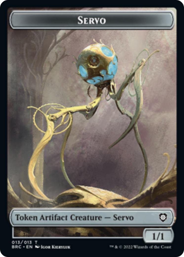 Eldrazi Token (02) // Servo Token (13) [The Brothers' War: Commander: Tokens] [Non-Foil]