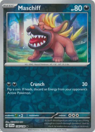 Maschiff - 136/198 - Common [sv01-136] [Reverse Holo]
