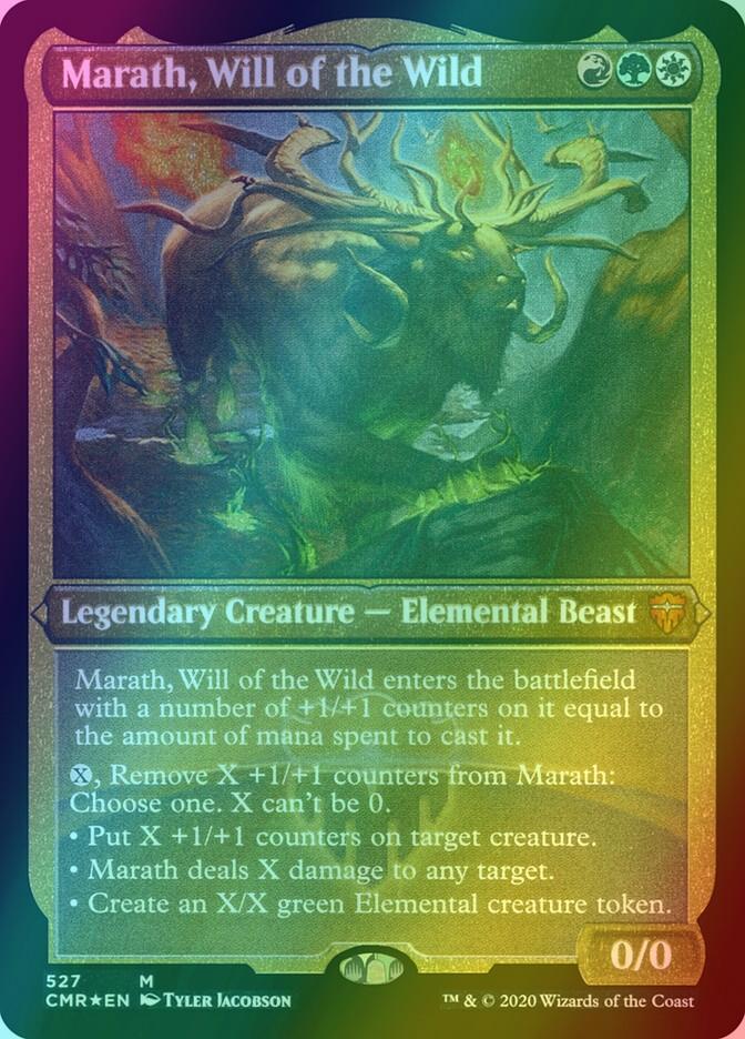 Marath, Will of the Wild [527] [Commander Legends] [Etched Foil]