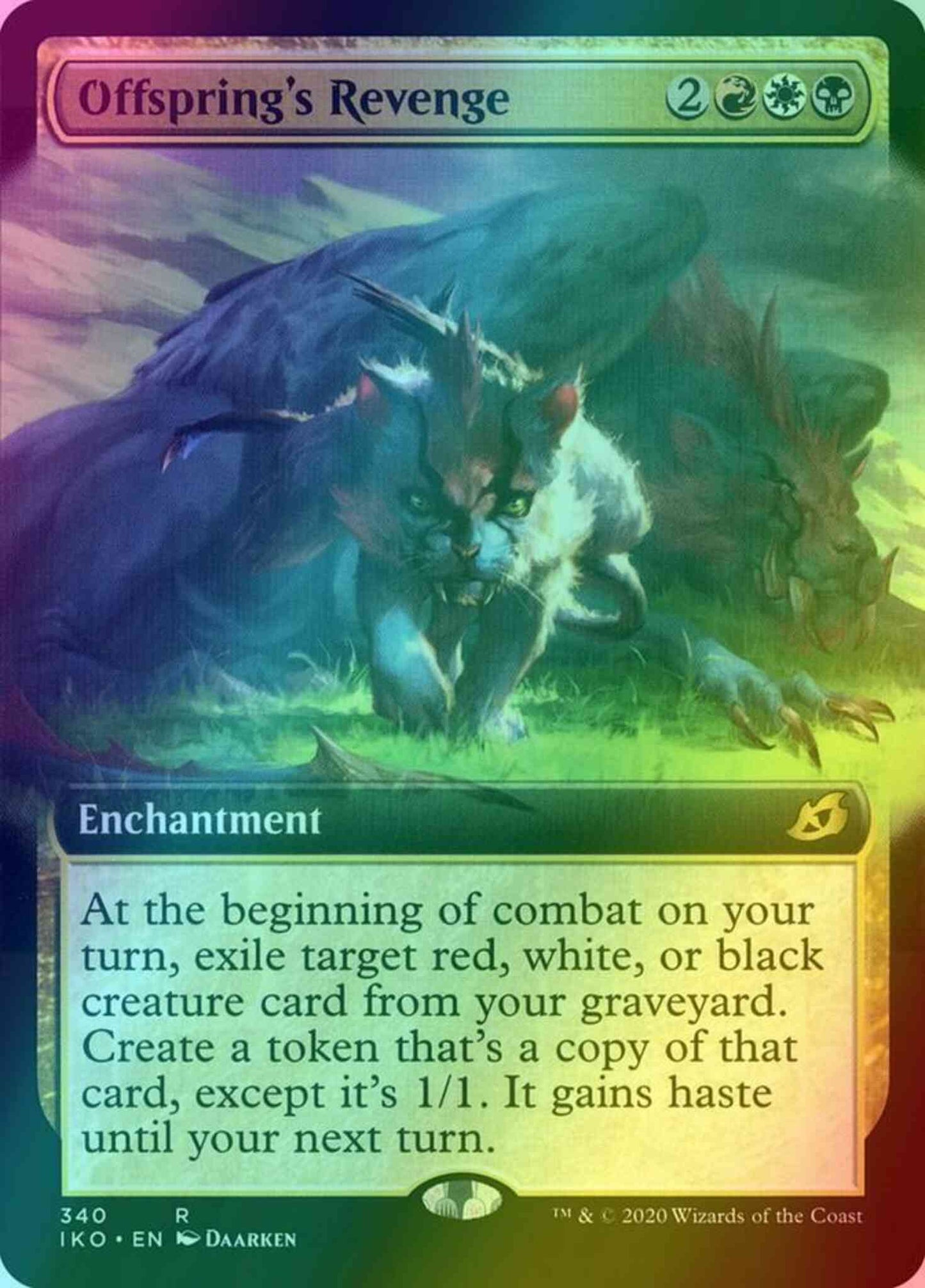 Offspring's Revenge [340] [Extended Art] [Ikoria: Lair of Behemoths] [Foil]