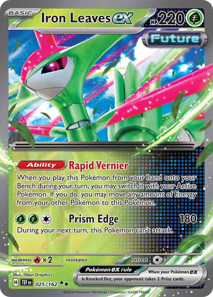 Iron Leaves ex - 025/162 - Double Rare [sv05-025] [Ultra]