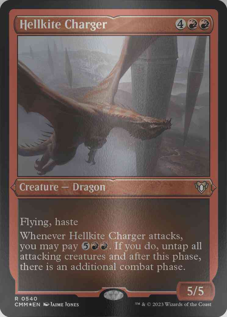 Hellkite Charger [540] [Commander Masters] [Etched Foil]