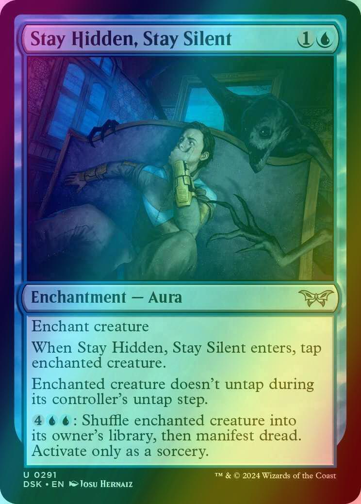 Stay Hidden, Stay Silent [291] [Lurking Evil] [Duskmourn: House of Horror] [Foil]