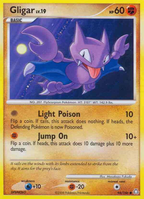 Gligar - 94/146 - Common [dp6-94] [Reverse Holo]