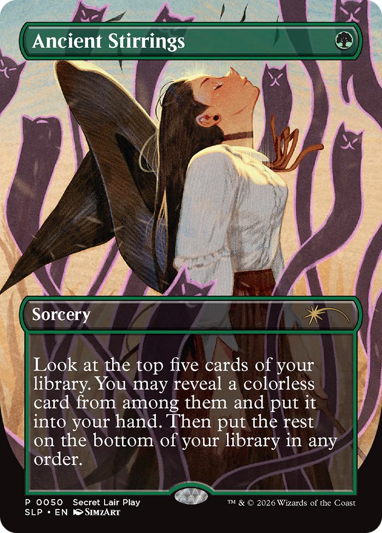 Ancient Stirrings [0050] [Borderless] [Secret Lair Promo] [Non-Foil]