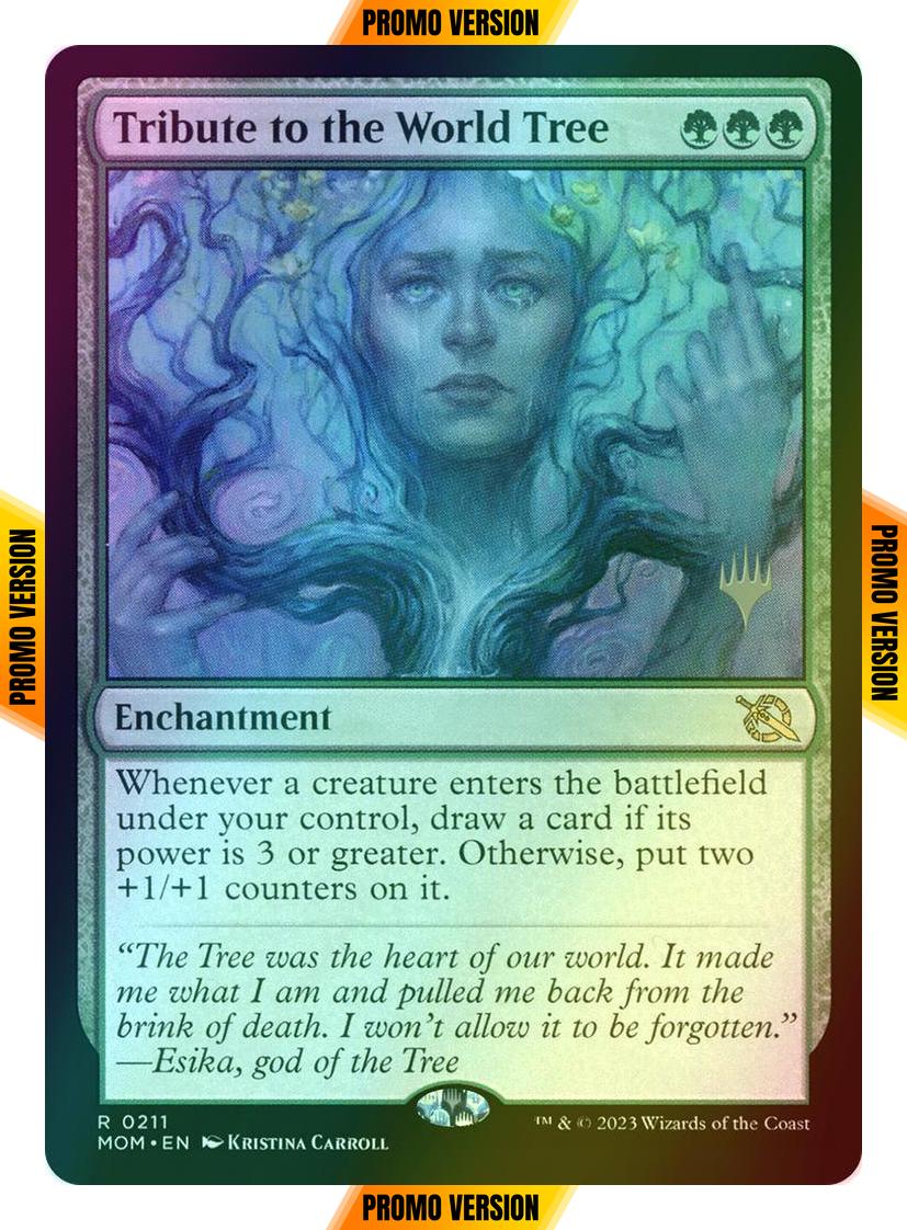 Tribute to the World Tree [211p] [Promo Pack] [March of the Machine: Promos] [Foil]