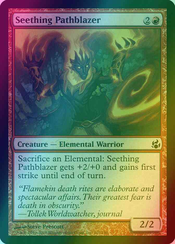 Seething Pathblazer [101] [Morningtide] [Foil]