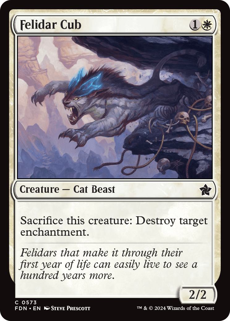 Felidar Cub [573] [Foundations] [Non-Foil]