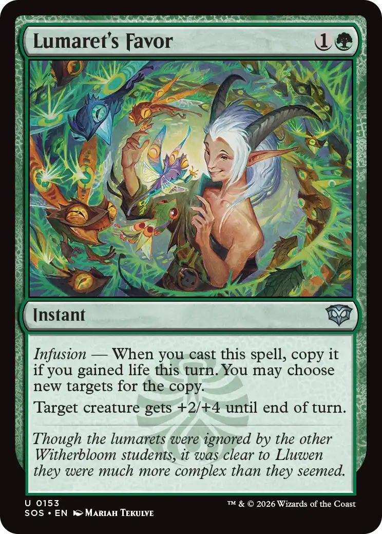 Lumaret's Favor [153] [Secrets of Strixhaven] [Non-Foil]
