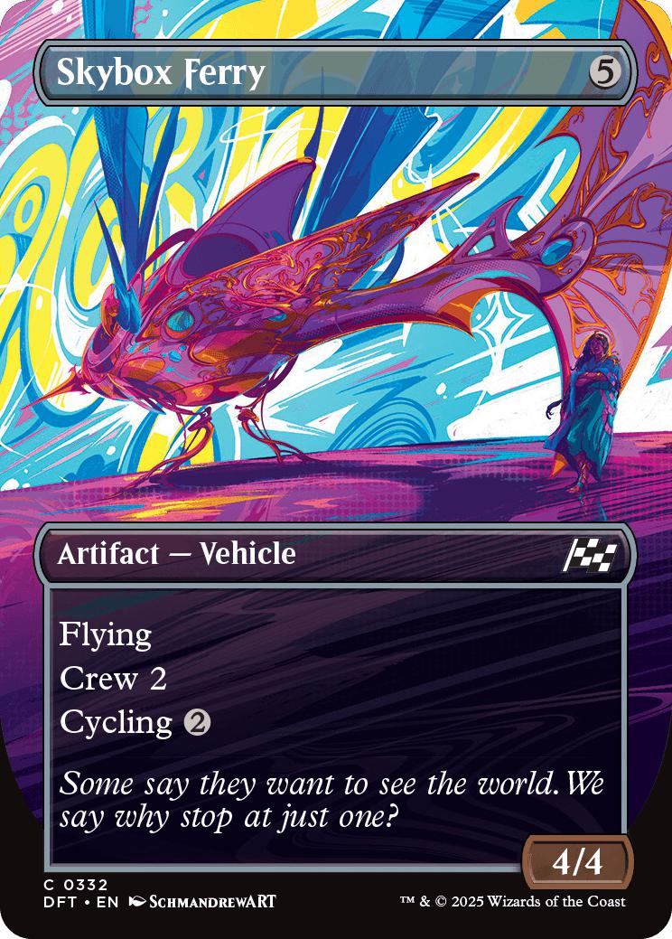 Skybox Ferry [332] [Borderless] [Revved Up] [Aetherdrift] [Non-Foil]