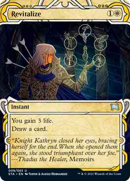 Revitalize [9] [Strixhaven Mystical Archive] [Etched Foil]