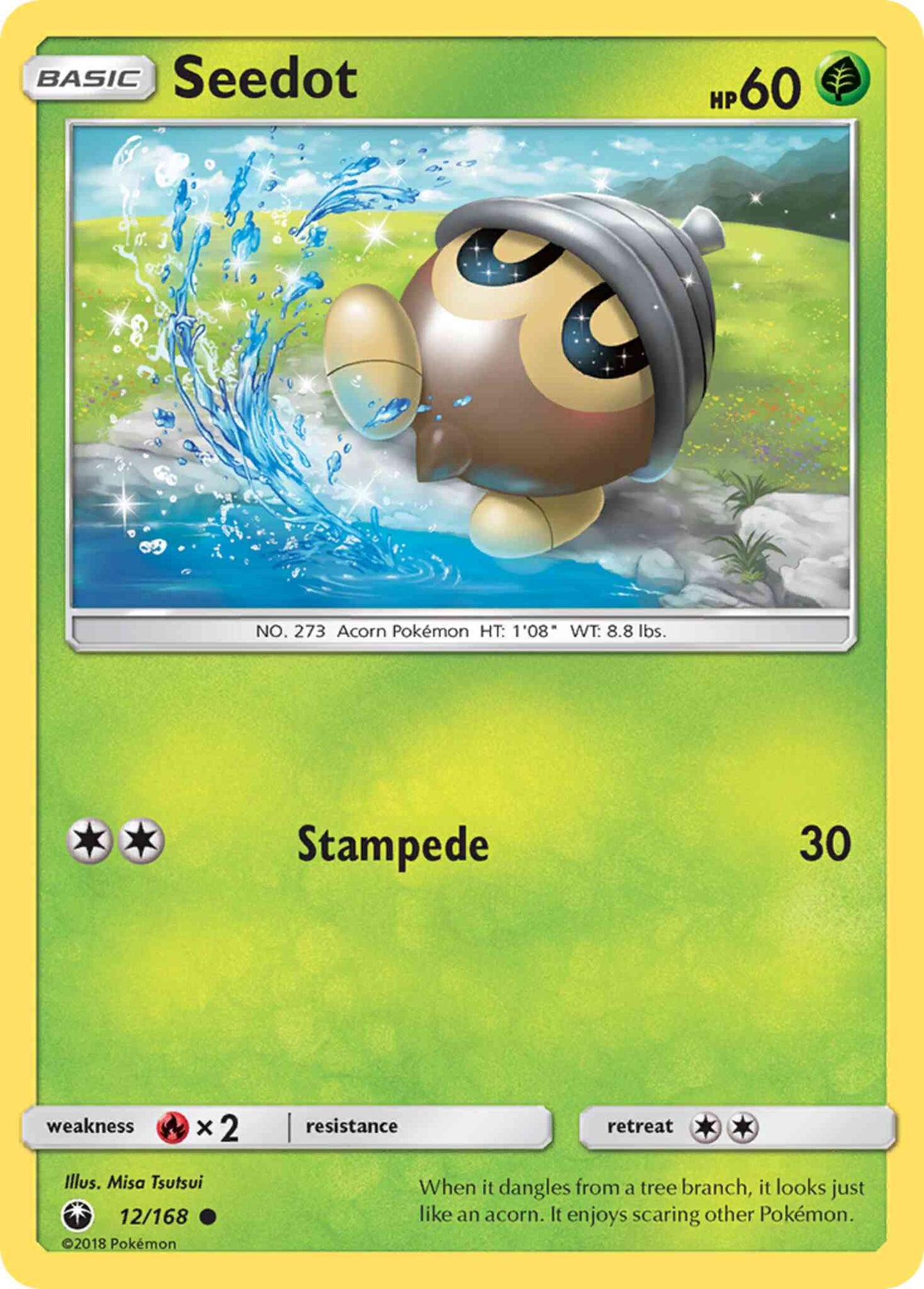 Seedot - 12/168 - Common [sm7-12] [Reverse Holo]