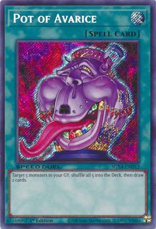 Pot of Avarice - SGX4-END12 - Secret Rare - 1st Edition