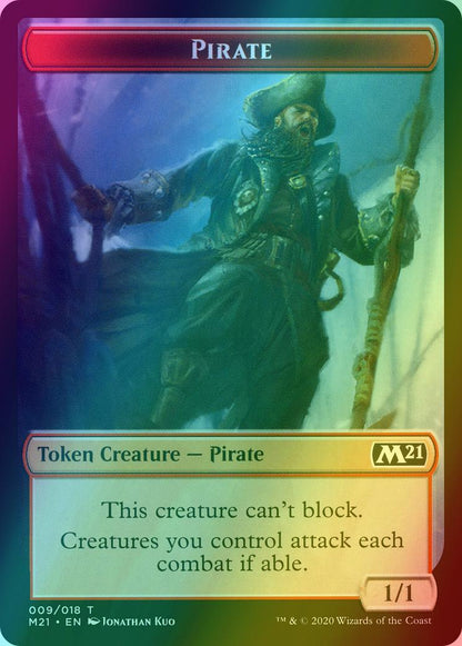 Demon Token (06) // Pirate Token (09) [Core Set 2021 Tokens] [Foil]