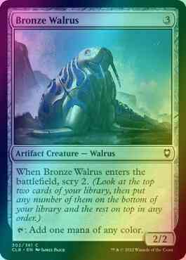 Bronze Walrus [302] [Commander Legends: Battle for Baldur's Gate] [Foil]