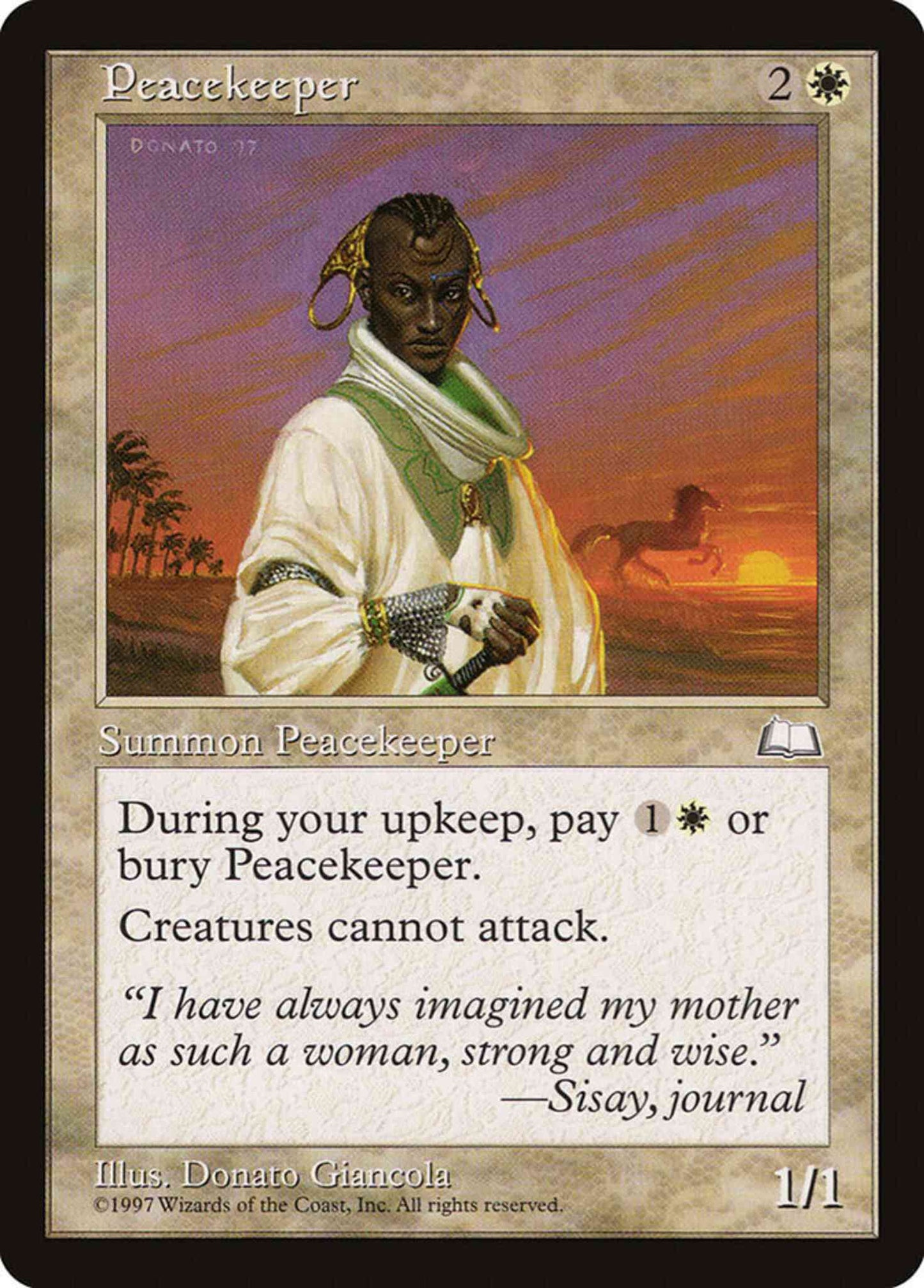 Peacekeeper [22] [Weatherlight] [Non-Foil]