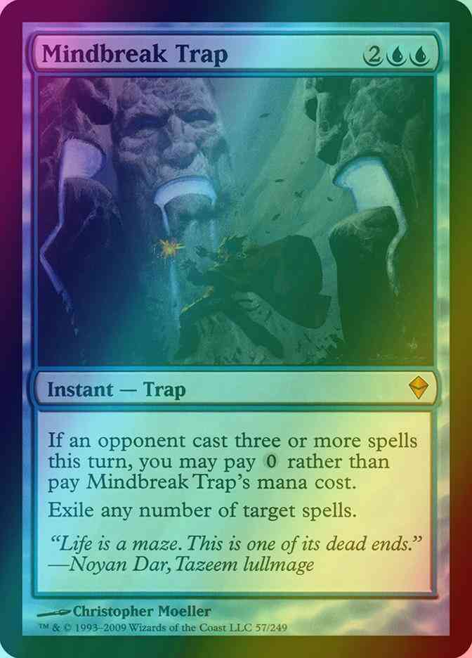 Mindbreak Trap [57] [Zendikar] [Foil]