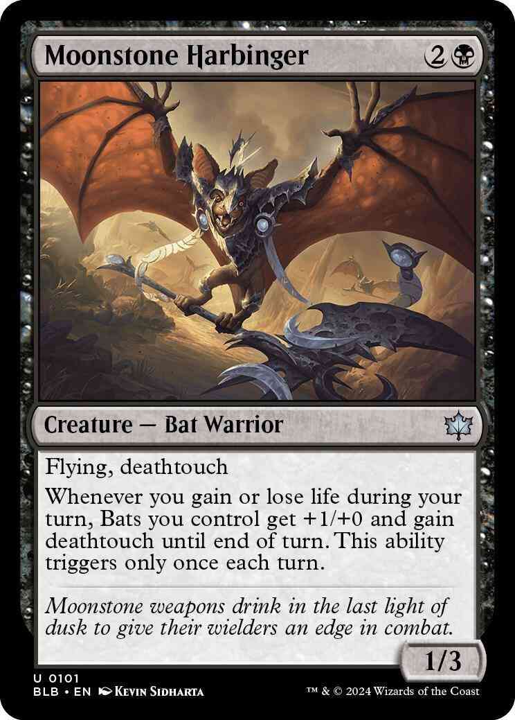 Moonstone Harbinger [101] [Bloomburrow] [Non-Foil]