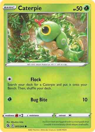 Caterpie - 001/264 - Common [SWSH8-001] [Non-Holo]