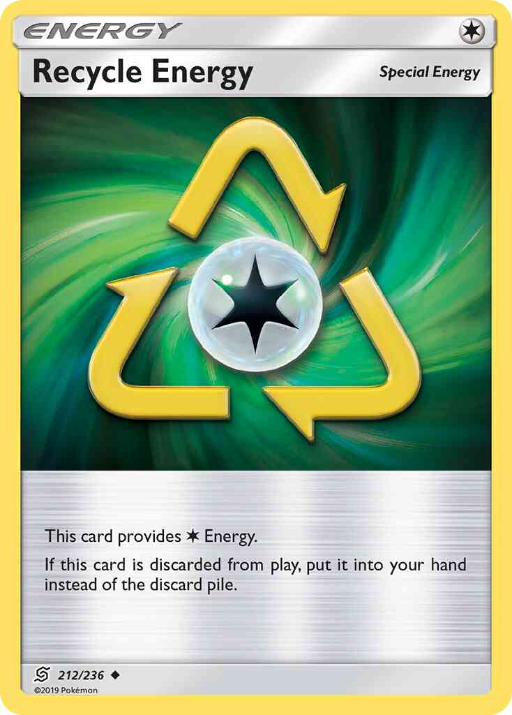 Recycle Energy - 212/236 - Uncommon [sm11-212] [Reverse Holo]