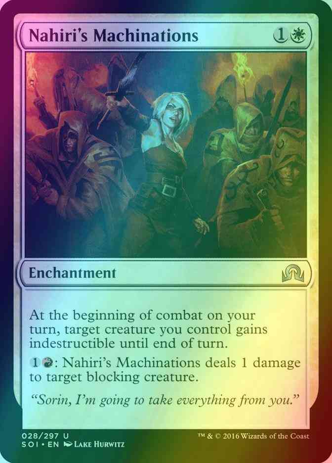Nahiri's Machinations [28] [Shadows over Innistrad] [Foil]