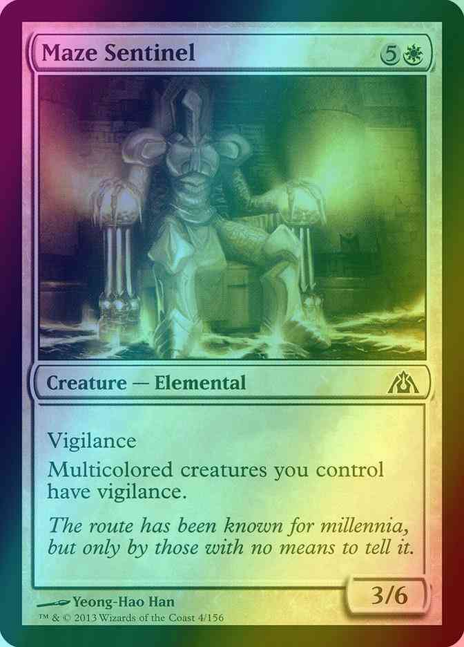 Maze Sentinel [4] [Dragon's Maze] [Foil]