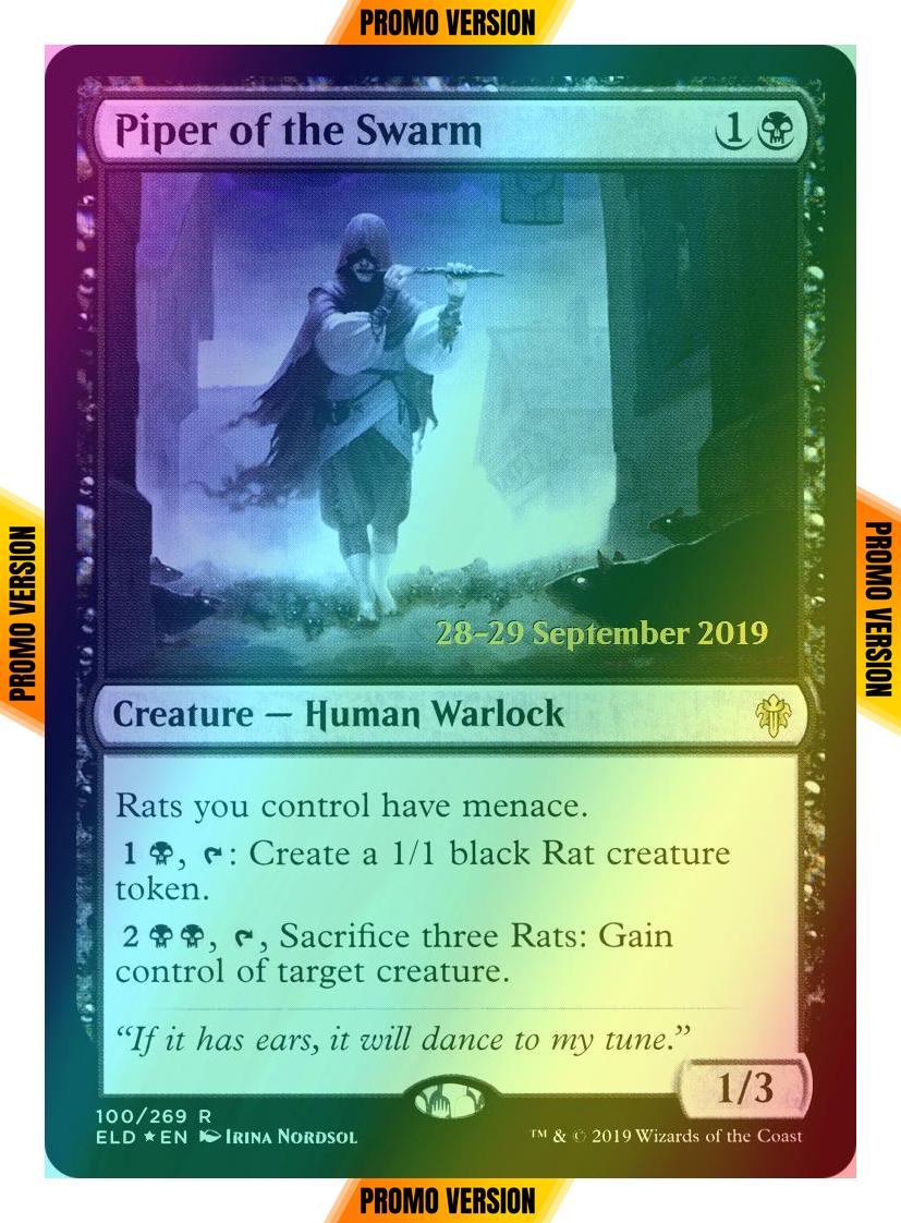 Piper of the Swarm [100s] [Throne of Eldraine Promos] [Foil]