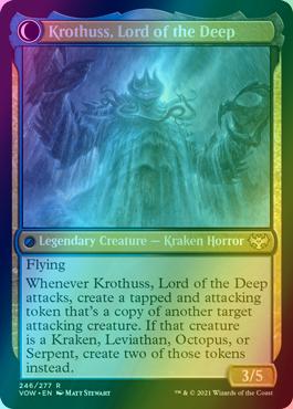 Runo Stromkirk // Krothuss, Lord of the Deep [246] [Innistrad: Crimson Vow] [Foil]