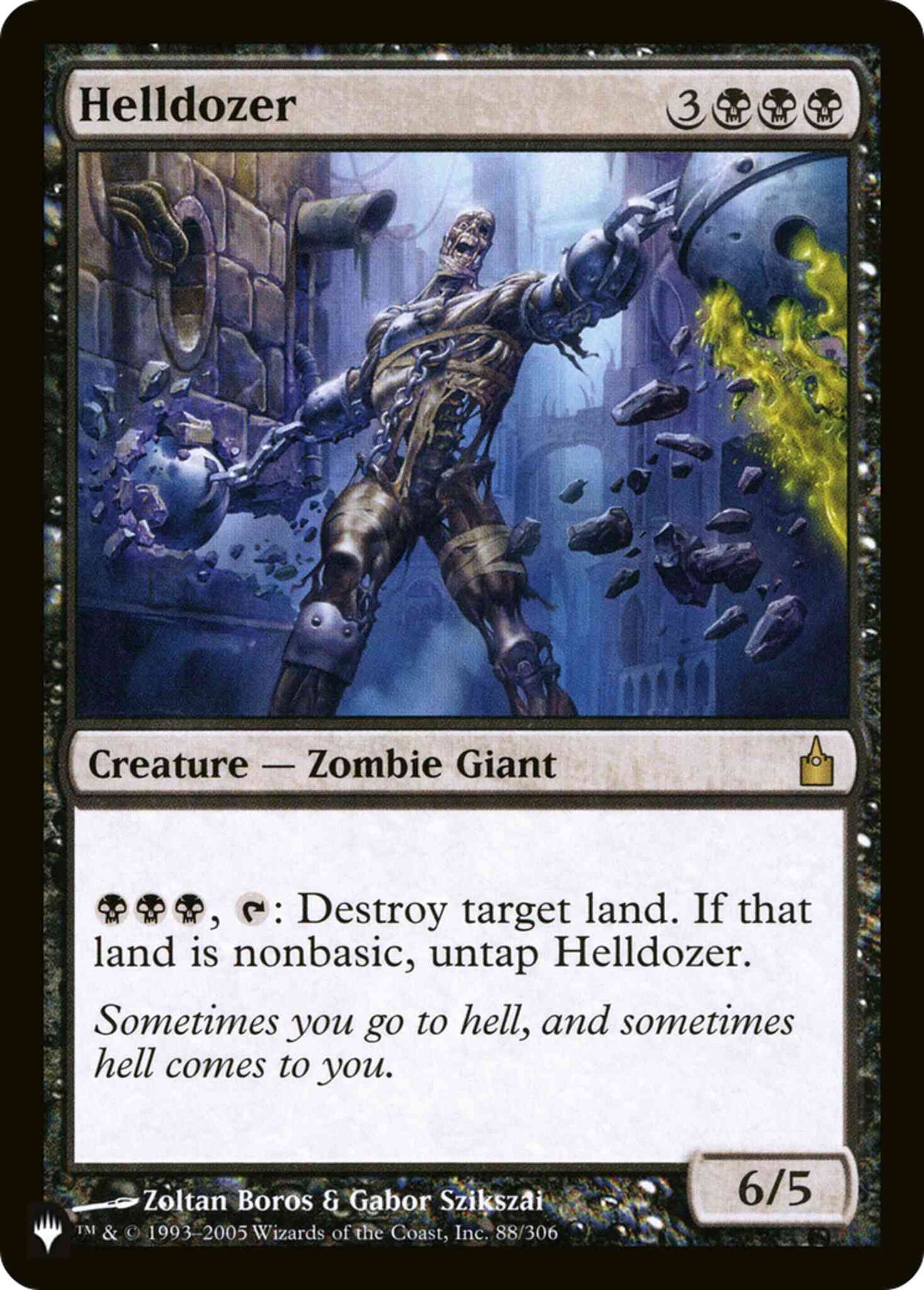 Helldozer [RAV-88] [The List] [Non-Foil]