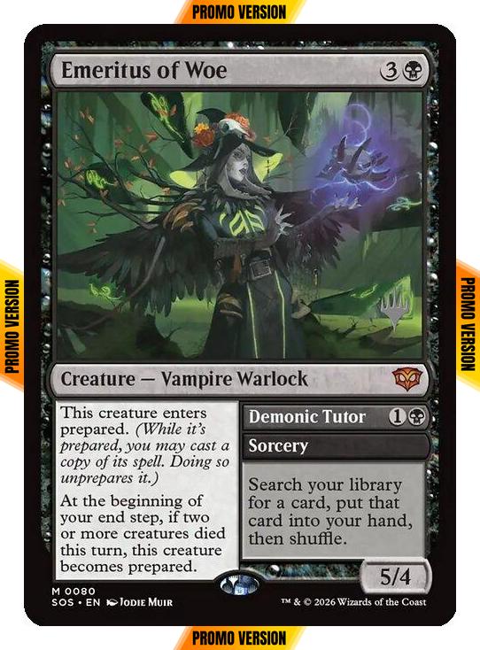 Emeritus of Woe [80p] [Promo Pack] [Secrets of Strixhaven Promos] [Non-Foil]