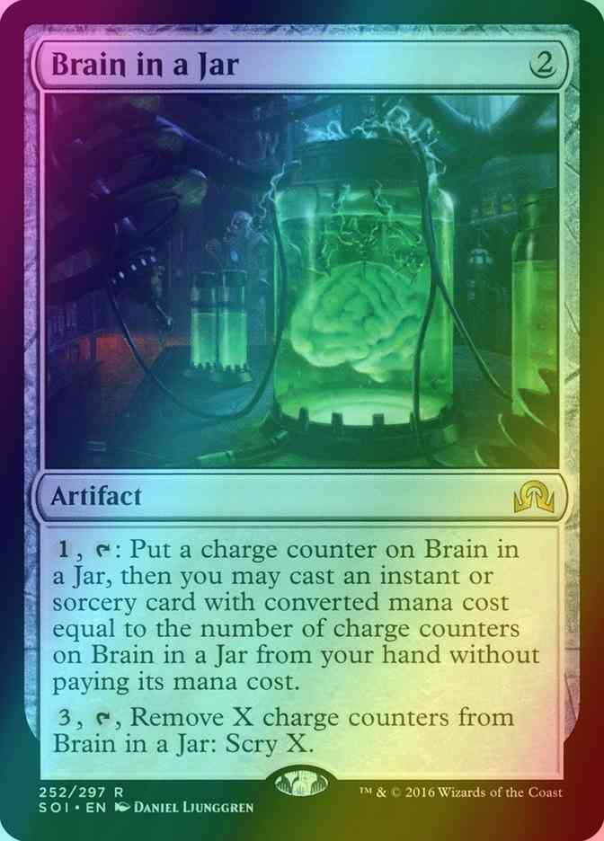 Brain in a Jar [252] [Shadows over Innistrad] [Foil]
